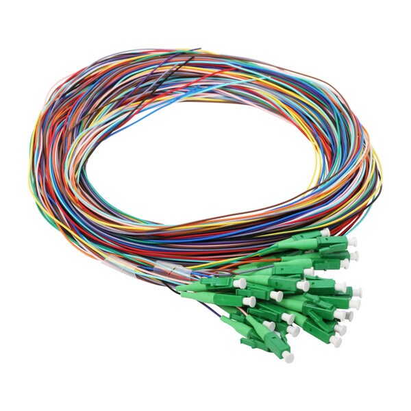 24 Fiber Pigtail, LC/APC, 900 µm, 9 µm OS2, 3m